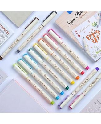 VIBRANT SIGN BRUSH SET 12CT