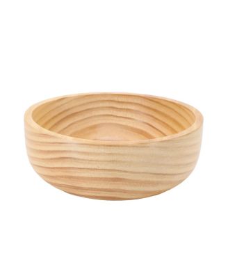 MegaChef 7 Inch Bamboo Wood Serving Bowl