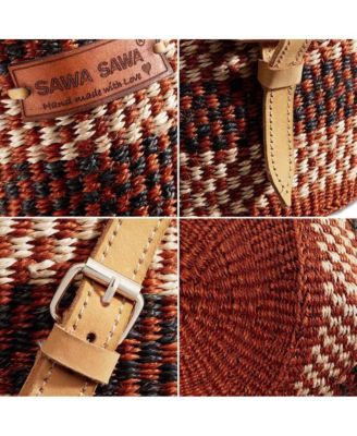 Waves on Earth Handmade Sisal Tote Bag