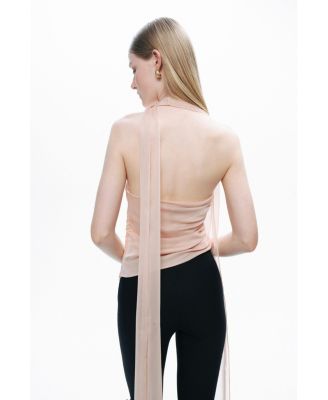 Women's Shawl-Inspired Blouse