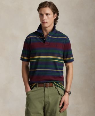 Polo Ralph Lauren - Men's Classic-Fit Striped Mesh Polo Shirt