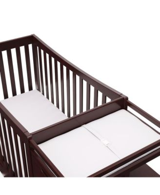 Remi All-in-One Convertible Crib with Drawer and Changer (Espresso)