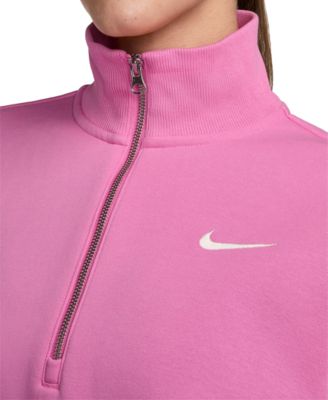 Sportswear Women's Phoenix Fleece Quarter-Zip Cropped Sweatshirt
