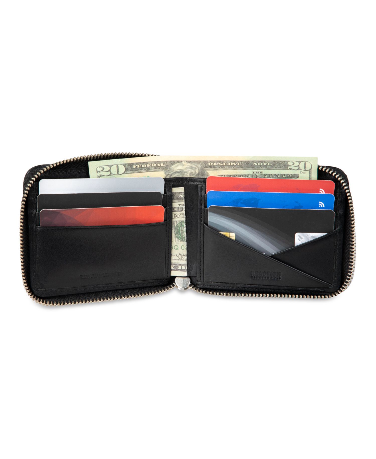 Men's RFID Zip Around Wallet