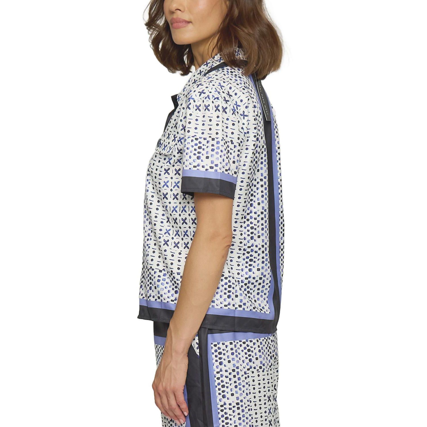 Women's Foulard Print Top