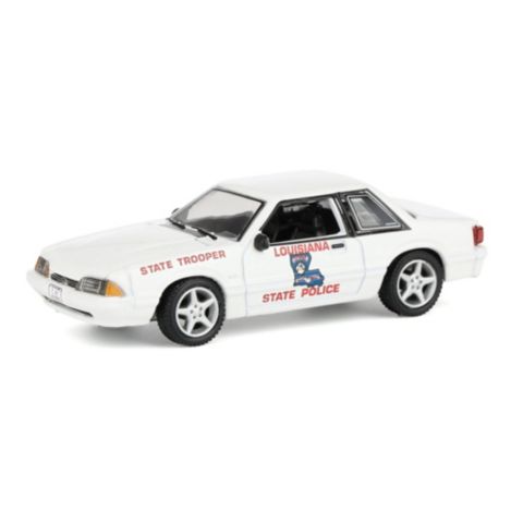 Детская игрушка Greenlight 1/64 Scale Hot Pursuit Series 45 Louisiana State Police Die-Cast 1993 Ford Mustang SSP