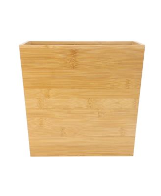 10.5 x 5.75 Inch Rectangle Bamboo Waste Basket
