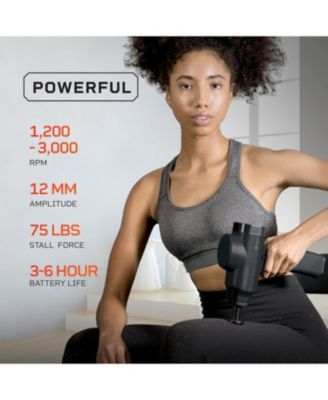 Sonic Pro Handheld Percussion Massage Gun with 8 Attachments for Deep Tissue Relief