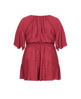 Plus Size Harlow Lace Playsuit