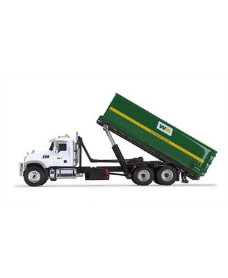 1/87 Mack Granite MP with Tub-Style Roll-Off Container Waste Management