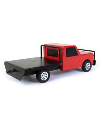 1/16th Metal Red Flatbed Farm Truck