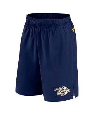 Men's Navy Nashville Predators Authentic Pro Tech Shorts