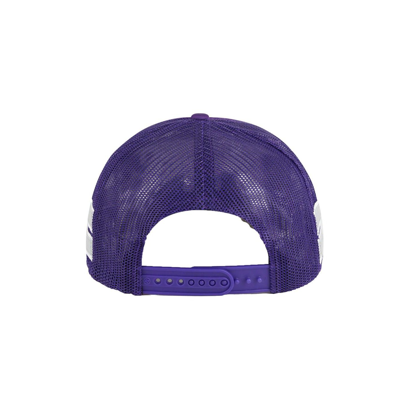 Мужская кепка '47 Brand Purple Kansas State Wildcats Sideband Trucker Adjustable Hat — фото 2