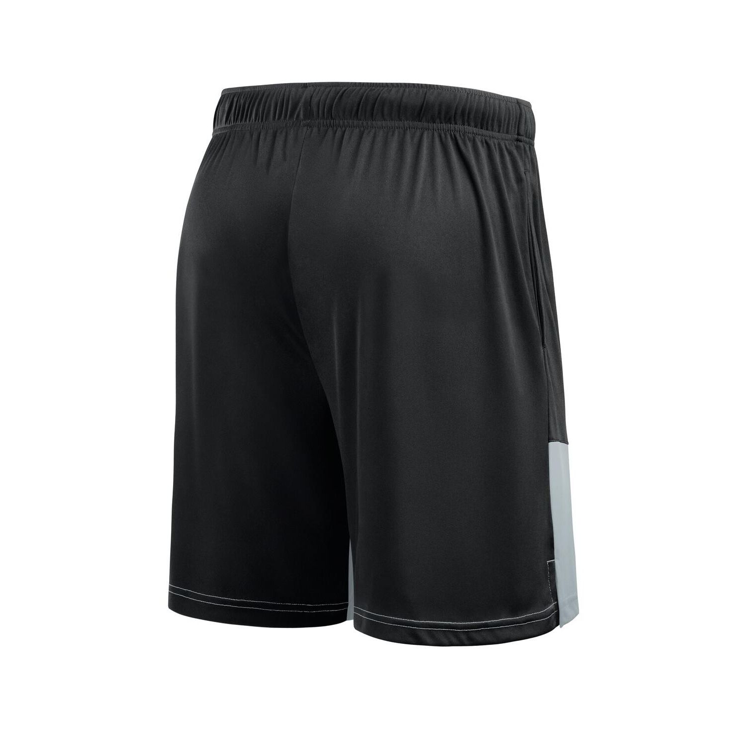 Men's Black/Silver Las Vegas Raiders Big & Tall Best of the Best Performance Shorts
