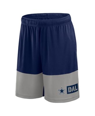 Men's Navy/Silver Dallas Cowboys Big Tall Best of the Best Performance Shorts