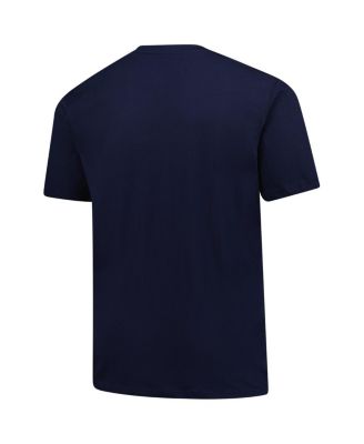 Men's Navy Detroit Lions Big Tall Americana T-Shirt