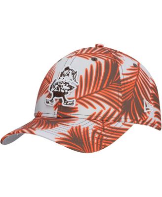 New Era - Men's Gray Cleveland Browns Palms 39THIRTY Flex Hat