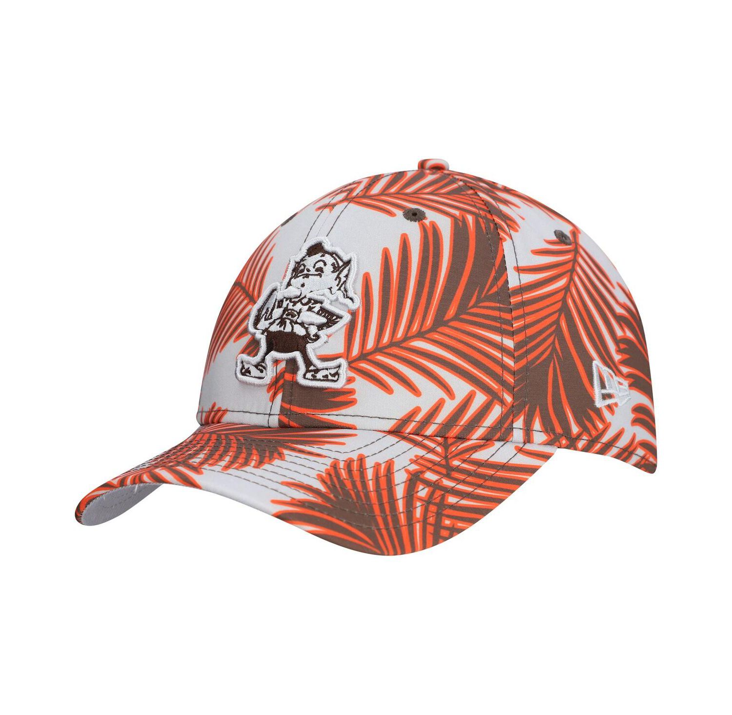 Men's Gray Cleveland Browns Palms 39THIRTY Flex Hat
