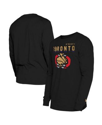 New Era - Men's Black Toronto Raptors 2024/25 City Edition Long Sleeve T-Shirt