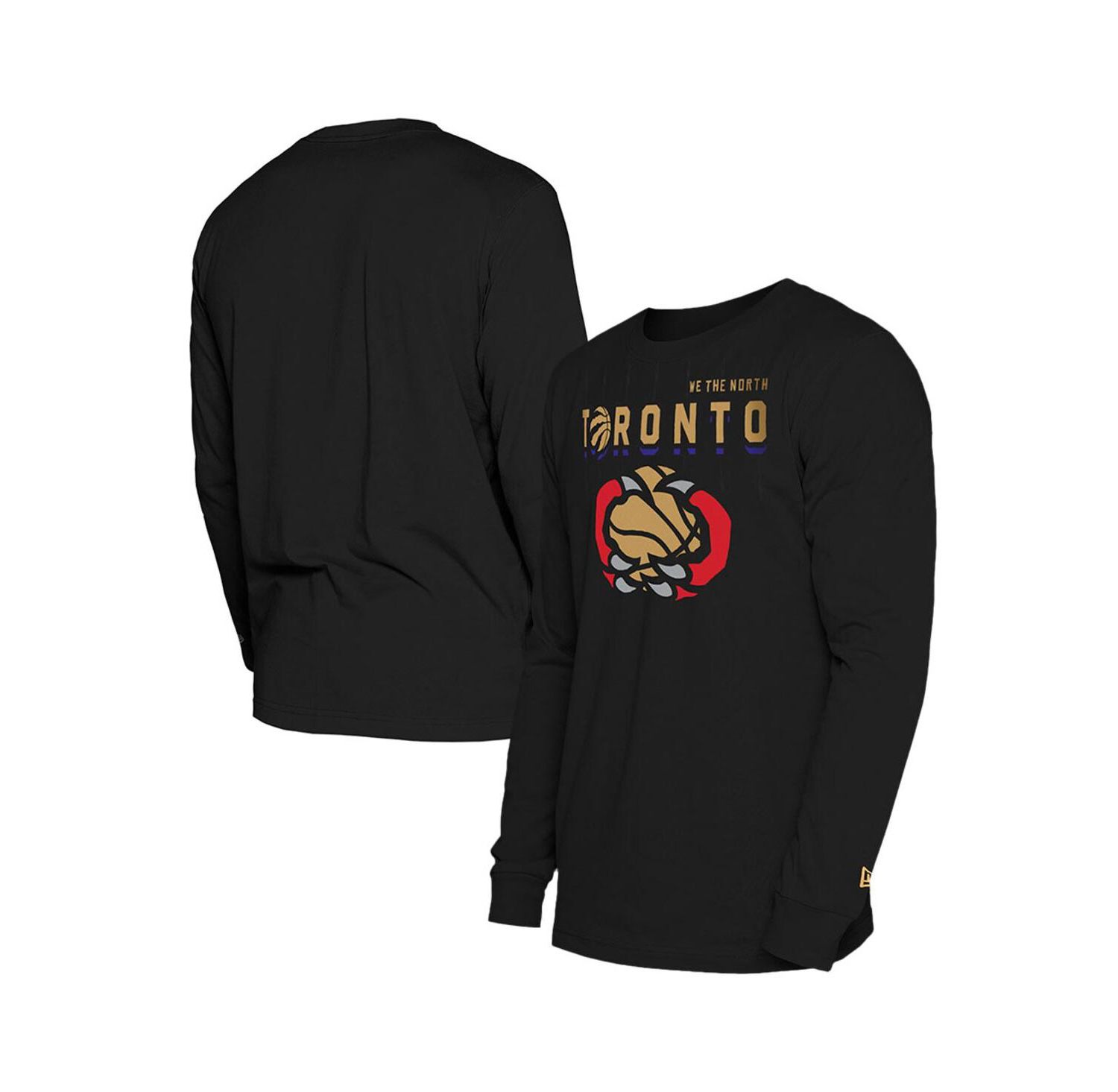 Men's Black Toronto Raptors 2024/25 City Edition Long Sleeve T-Shirt