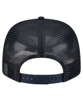 Men's Navy Atlanta Braves Flag 9SEVENTY Stretch-Snap Hat