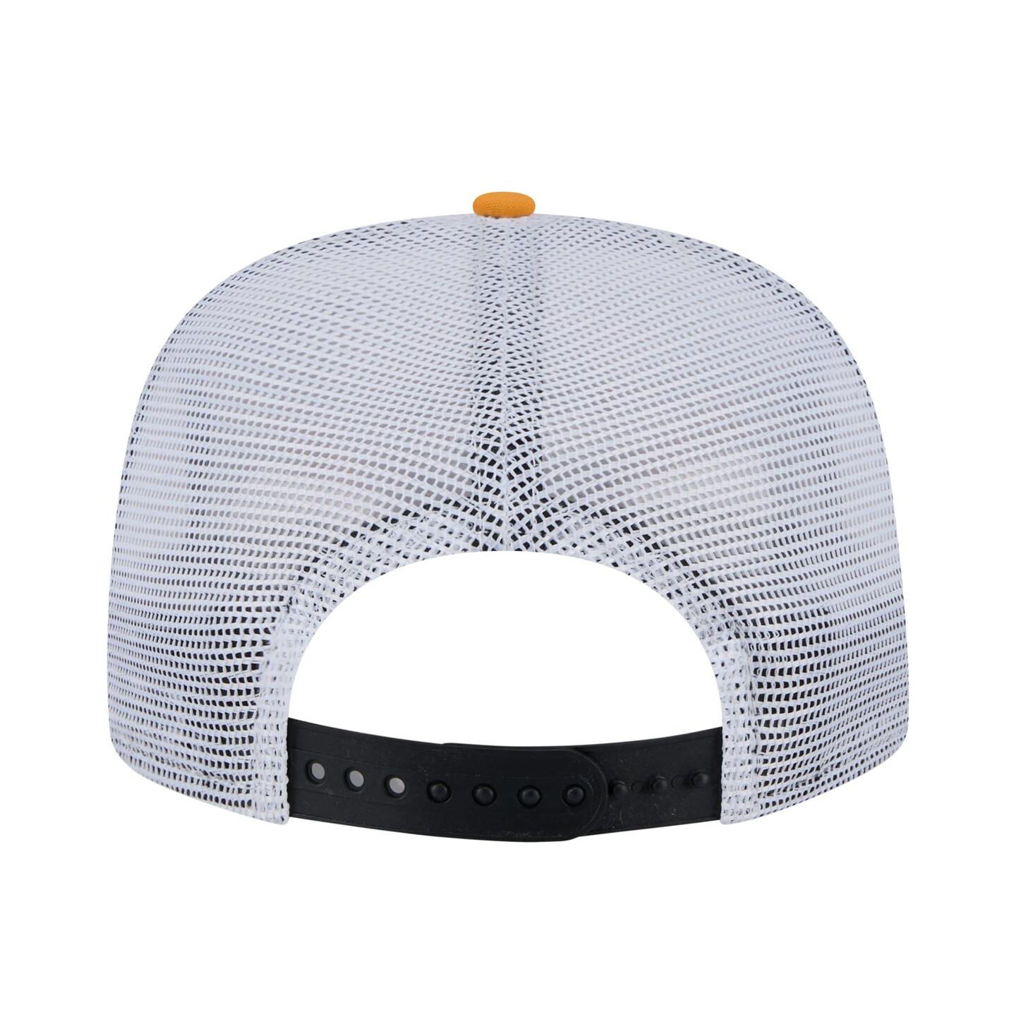 Мужской головной убор New Era Black/Gold Boston Bruins Throwback V-Dye Adjustable Golfer Hat — фото 4