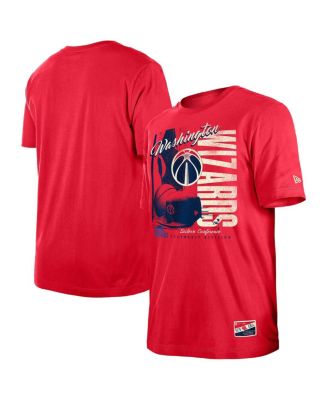 New Era - Men's Red Washington Wizards Distressed Throwback Vintage Color Pack T-Shirt