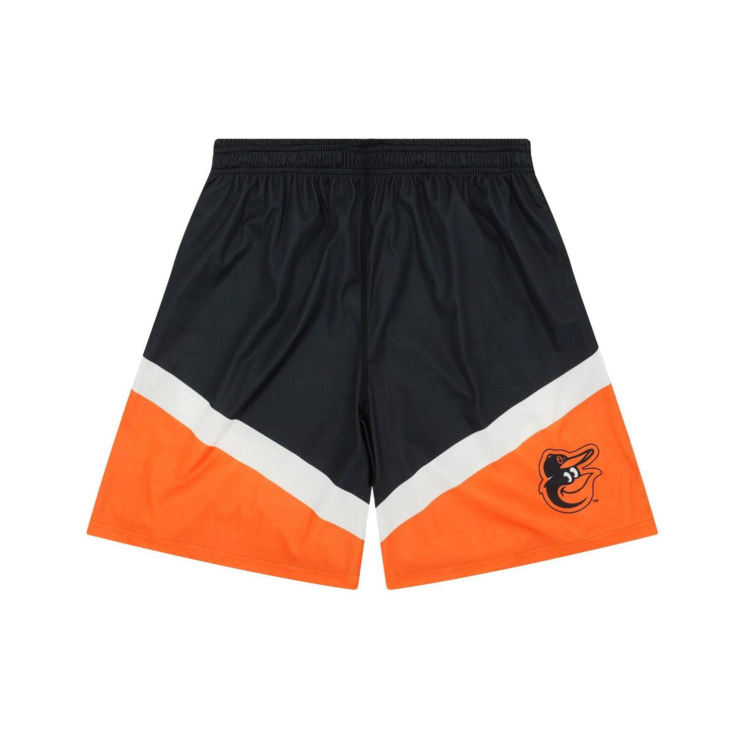 Men's Black/Orange Baltimore Orioles Color Blocked Shorts