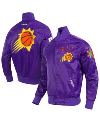 Pro Standard - Men's Purple Phoenix Suns 2024/25 City Edition Chenille Satin Full-Snap Jacket