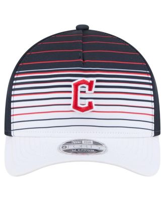 Men's Navy Cleveland Guardians Gradient 9FORTY M-Crown Adjustable Hat