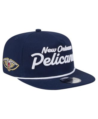 New Era - Men's Navy New Orleans Pelicans Team Text Golfer Snapback Hat