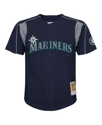 Toddler Felix Hernandez Navy Seattle Mariners Throwback Mesh Batting Practice Jersey