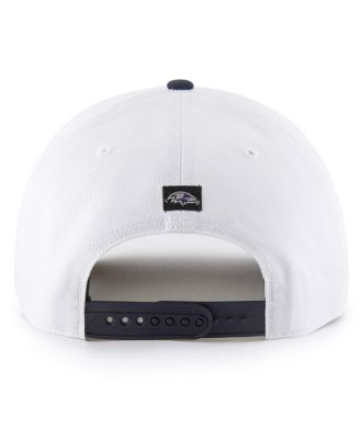 Men's White Baltimore Ravens Patriotic Overhand Hitch Adjustable Hat