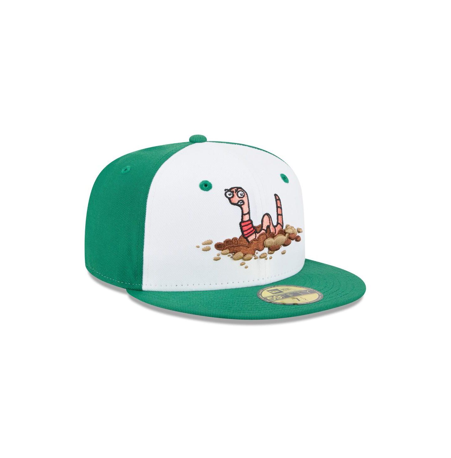 Мужская кепка New Era White Worcester Red Sox Theme Nights 59FIFTY Fitted Hat — фото 3