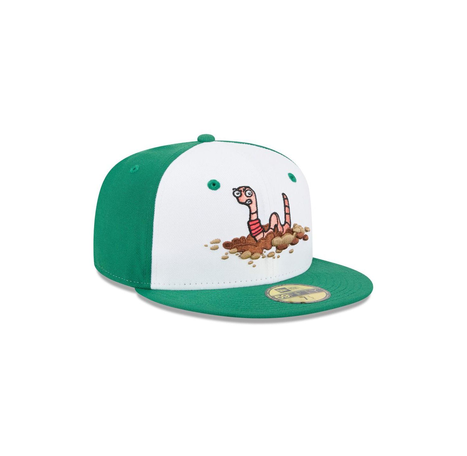 Men's White Worcester Red Sox Theme Nights 59FIFTY Fitted Hat