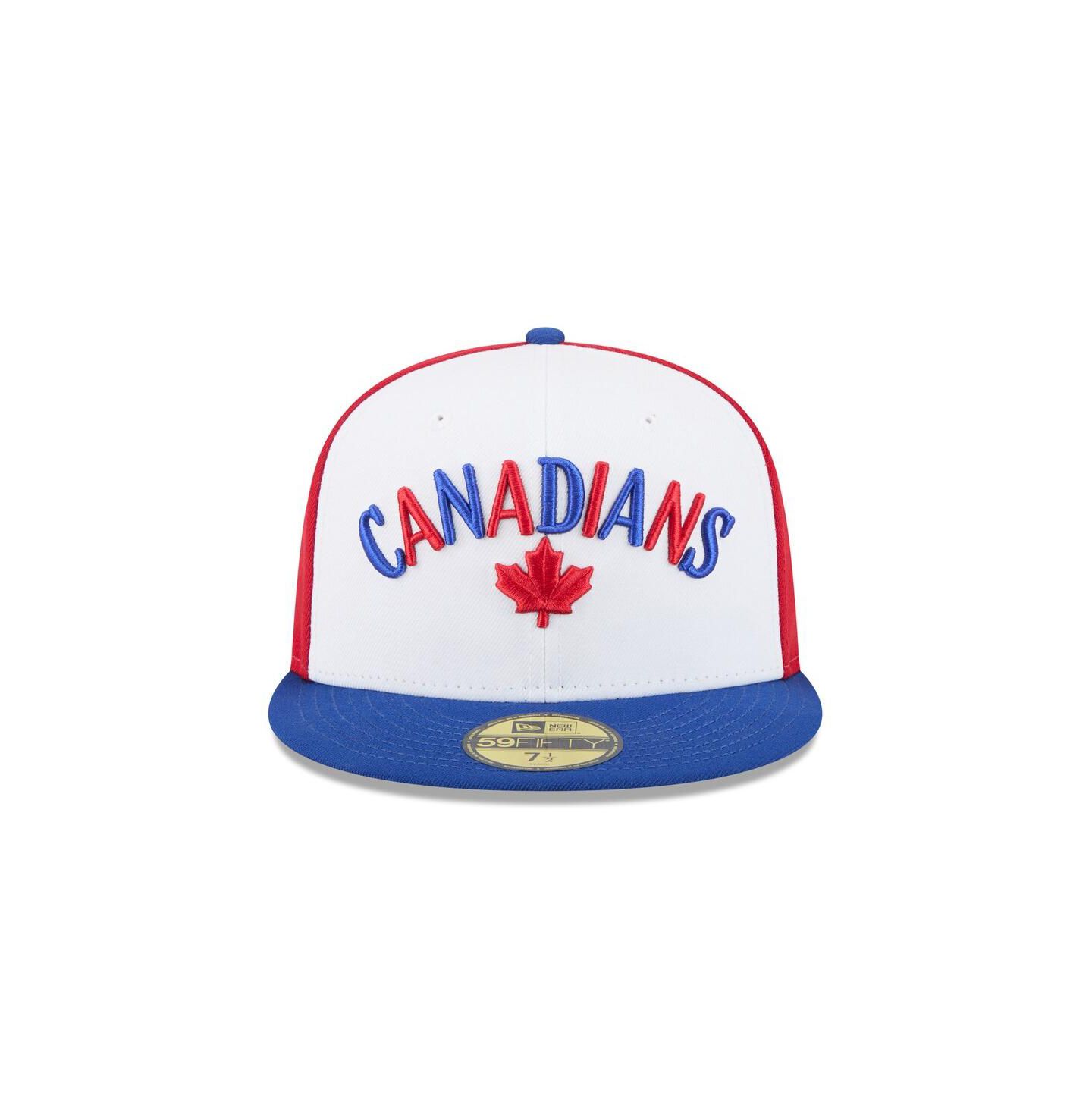 Мужская кепка New Era White Vancouver Canadians Theme Nights 59FIFTY Fitted Hat — фото 2