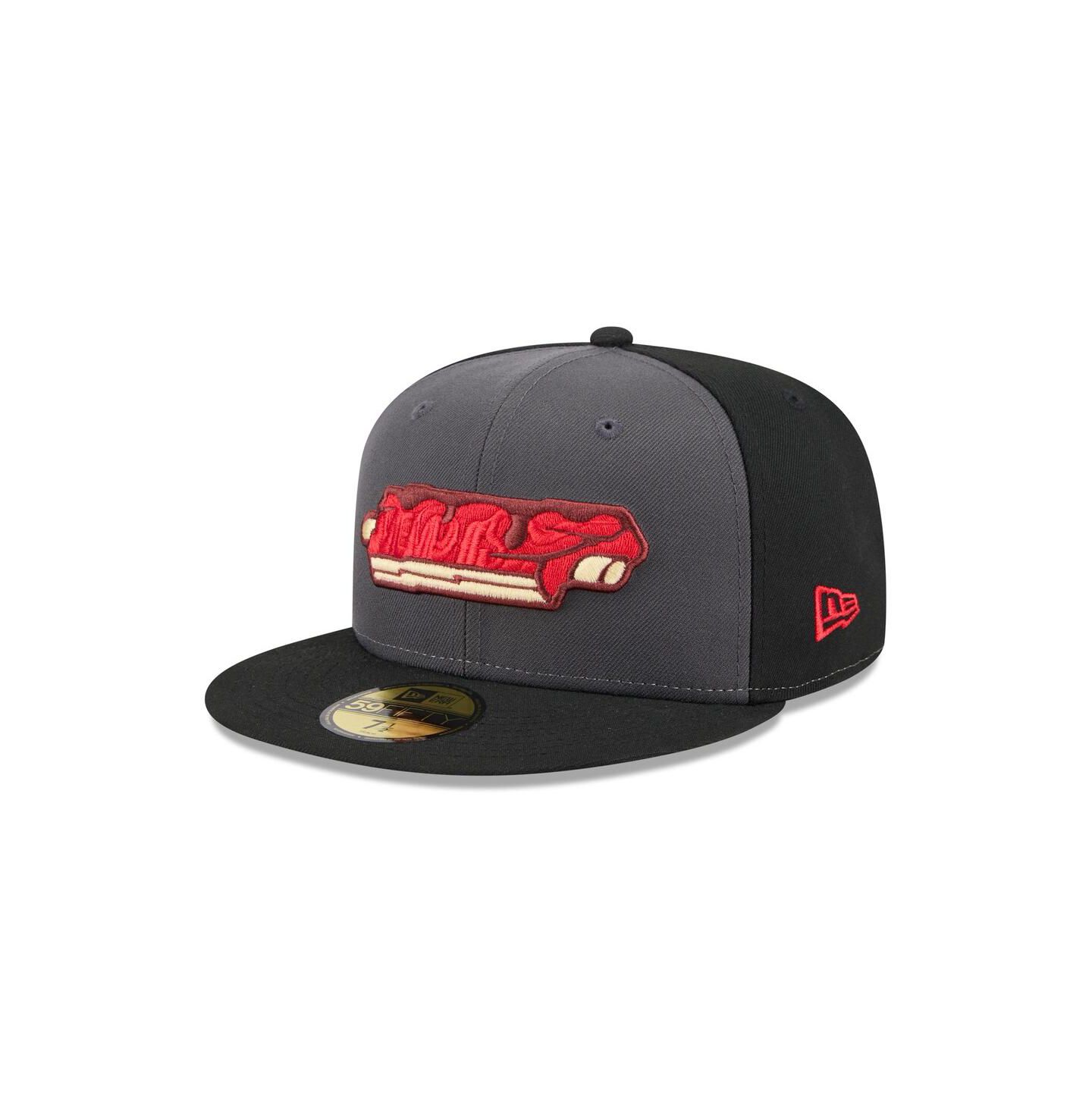 Мужская кепка New Era Gray Memphis Redbirds Theme Nights 59FIFTY Fitted Hat — фото 1