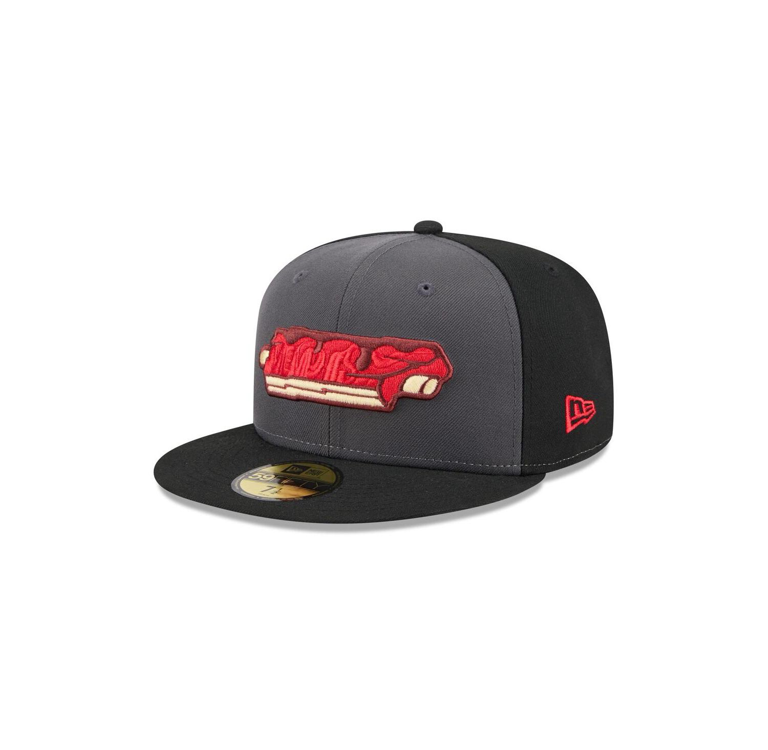 Men's Gray Memphis Redbirds Theme Nights 59FIFTY Fitted Hat