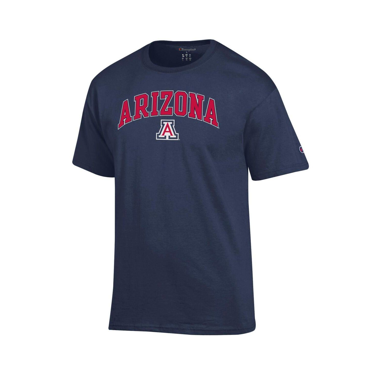 Мужская футболка Champion Red Arizona Wildcats Arch Over Logo, цвет: Угольный — фото 10