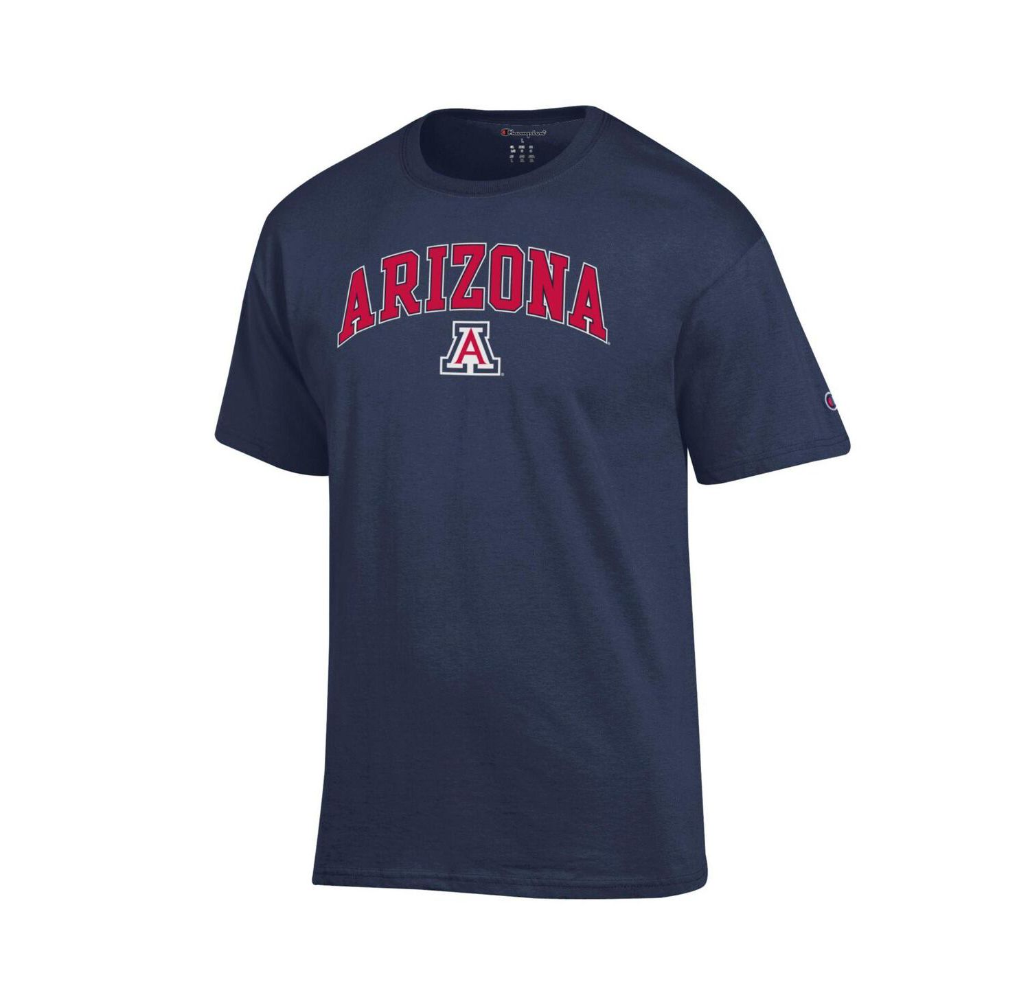 Men's Champion Red Arizona Wildcats Arch Over Logo T-Shirt