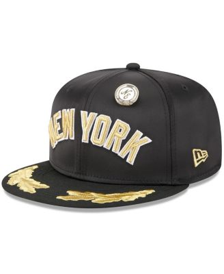 New Era - Men's Black New York Yankees 2025 59FIFTY Day Gold Leaf 59FIFTY Fitted Hat