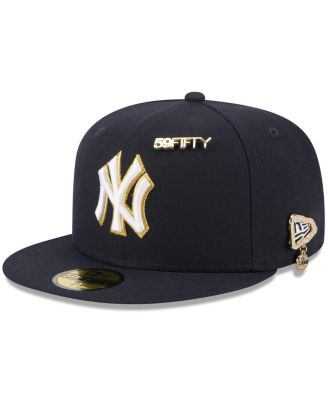 New Era - Men's Navy New York Yankees 2025 59FIFTY Day 59FIFTY Fitted with Pins Hat