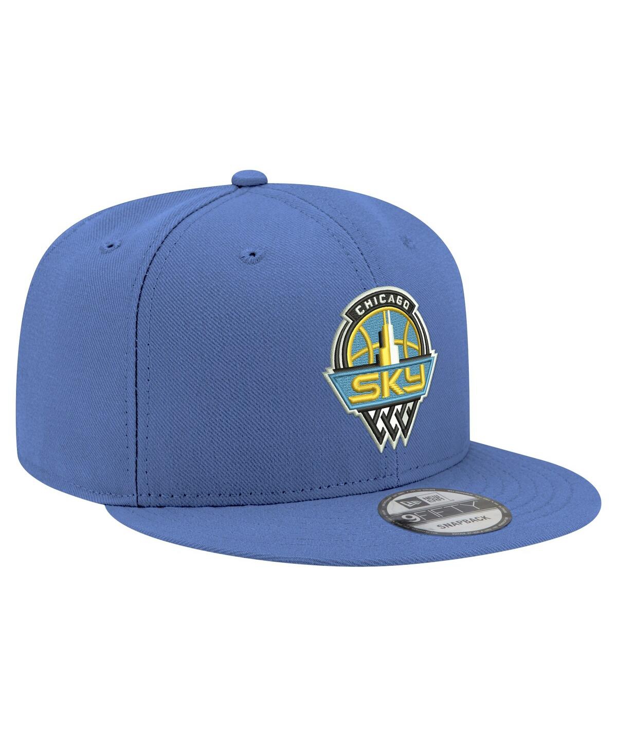 New Era Men's And Women's Sky Blue Chicago Sky Logo 9fifty Snapback Hat In Blue