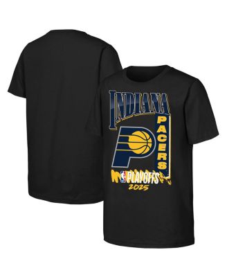 Outerstuff - Big Boys and Girls Black Indiana Pacers 2025 NBA Playoffs Hype T-Shirt