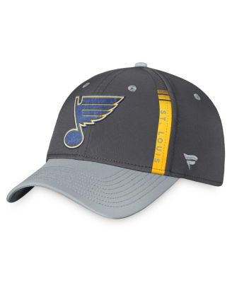 Fanatics - Men's Charcoal/Gray St. Louis Blues Authentic Pro Home Ice Flex Hat