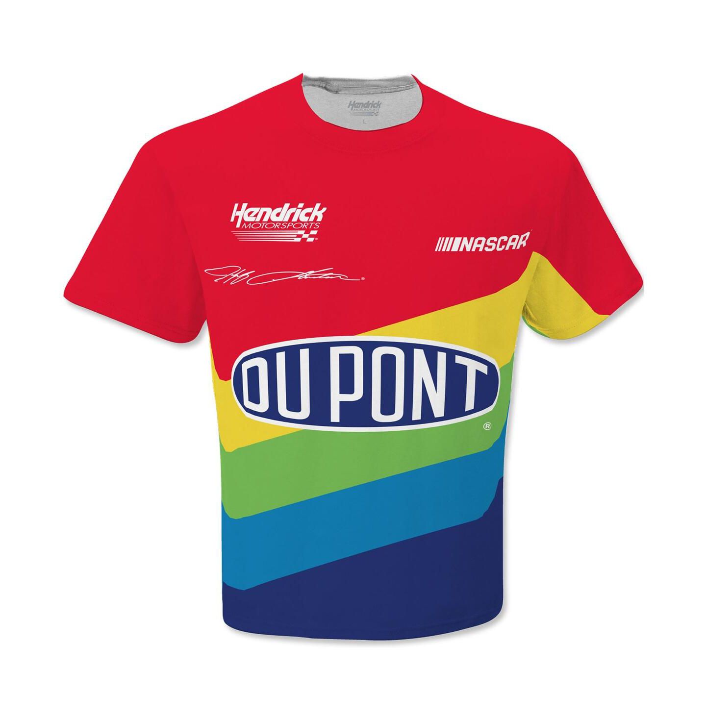 Мужская футболка Hendrick Motorsports Team Collection Red/Yellow Jeff Gordon Pit Crew — фото 2