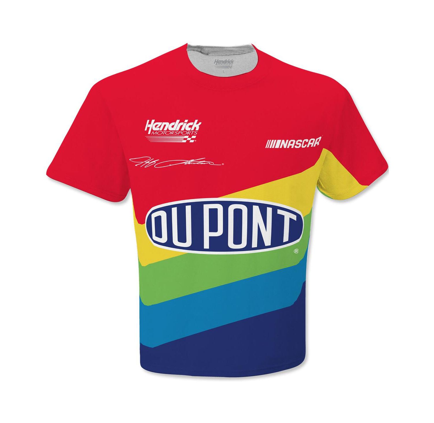 Men's Red/Yellow Jeff Gordon Pit Crew T-Shirt