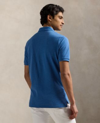 Men's Cotton Custom Slim Fit Mesh Polo Shirt