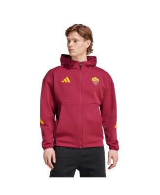 adidas - Men's&nbsp; Red AS Roma 2025/26 Anthem Full-Zip Jacket