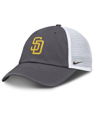 Nike - Men's Gray San Diego Padres Adjustable Trucker Hat